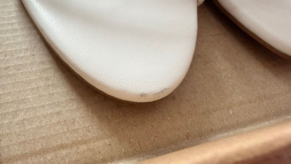 Бели сватбени сандали Steve Madden-36 номер