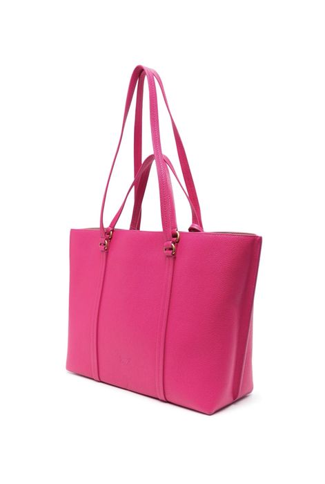 Чанта Pinko Love Birds Leather Tote Bag