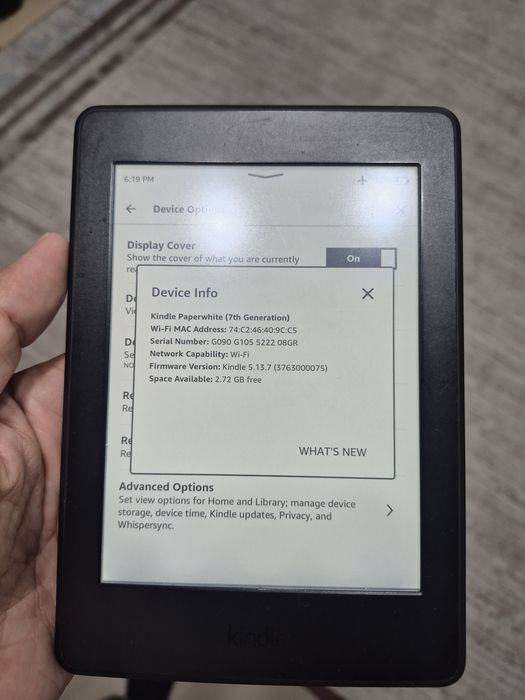 Kindle paperwhite 7 без рекламы