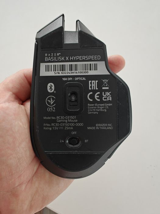 Mouse Gaming Wireless RAZER Basilisk X Hyperspeed Wireless