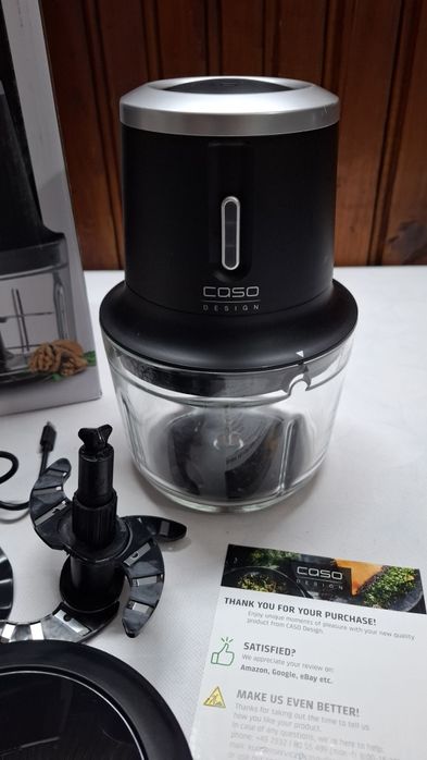 Безжичен чопър CASO Chop & Go с 4 остриета,2300 оборота в минута,200w