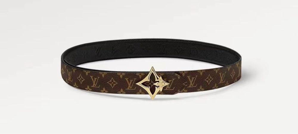 LV дамски двулицев колан от естествена телешка кожа New Season