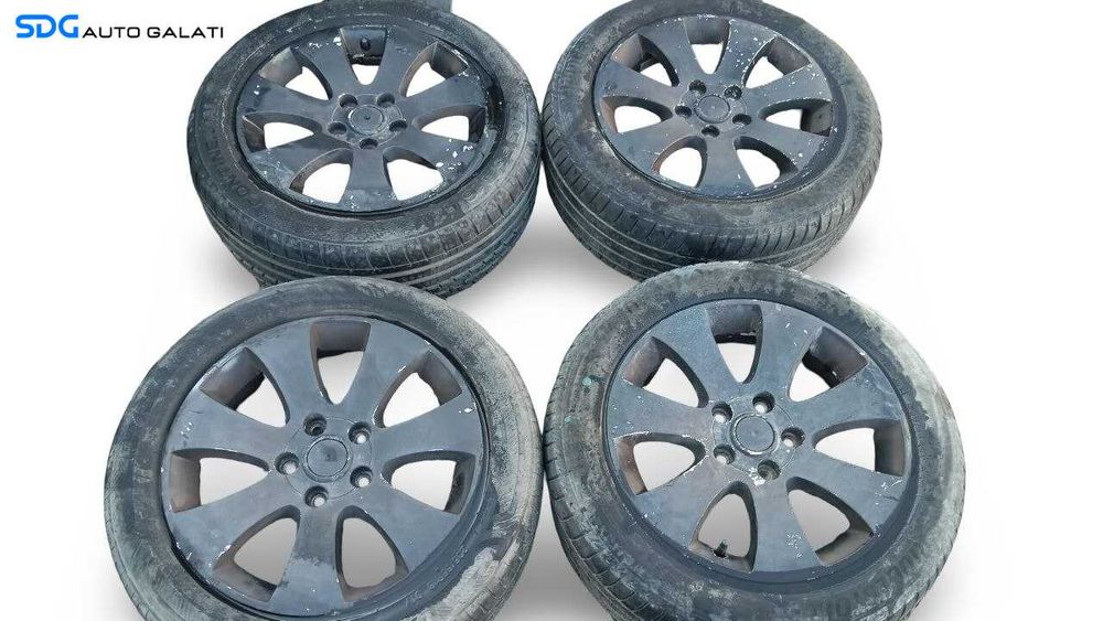 Set 4 Jante Aliaj 205 55 16 R16 (7Jx16H2) ET45 5x112 Skoda Superb 2 2008 - 2015 Cod 3T0601025 [MX1266]