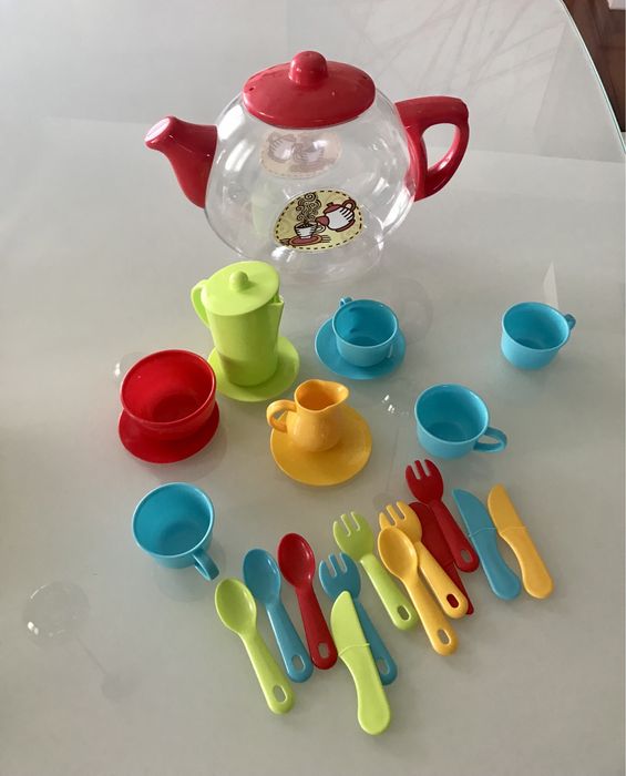 Играчки меки кегли, чайник, кухня, ховърбол