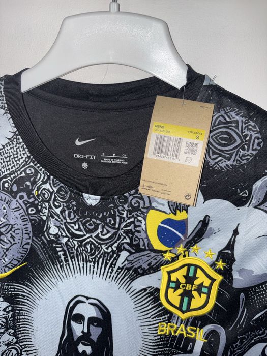 Tricou S Brasil Nou Gri Negru