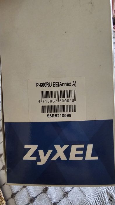 Модем ZyXEL P-660RU EE ADSL2+