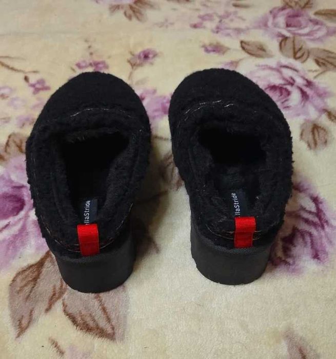 Papuci blana cu platforma