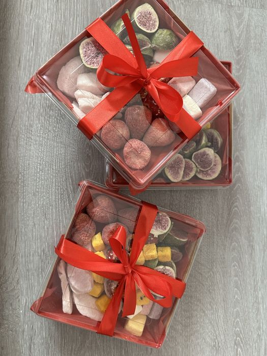 Сублимированные фрукты и мороженое