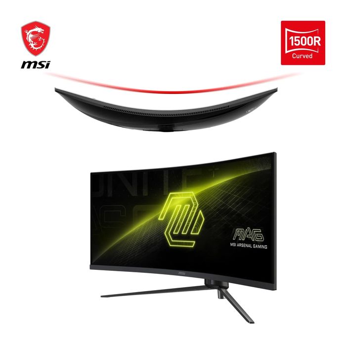 34" Монитор MSI MAG 345CQR , VA, 180hz, 4K черный