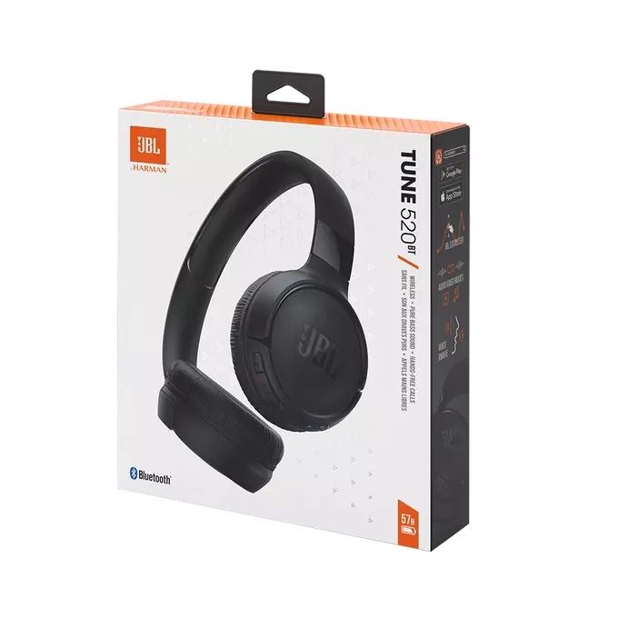 Беспроводные наушники JBL Tune 520BT с мощным звуком JBL Pure Bass ORG