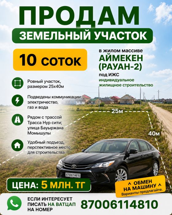 Продам Земельный Участок