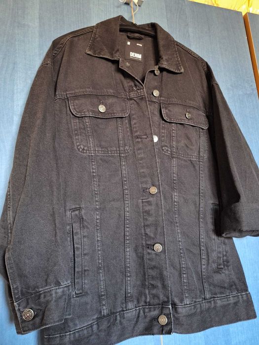 Geacă denim neagră damă mărimea M – Denim Collection