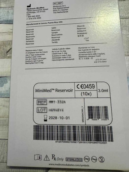 Medtronic MiniMed set