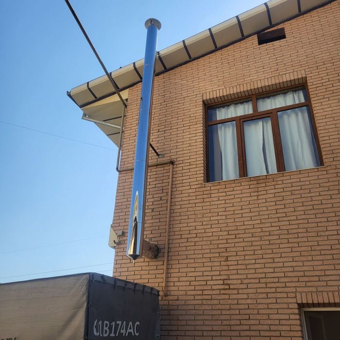 Установка дымохода