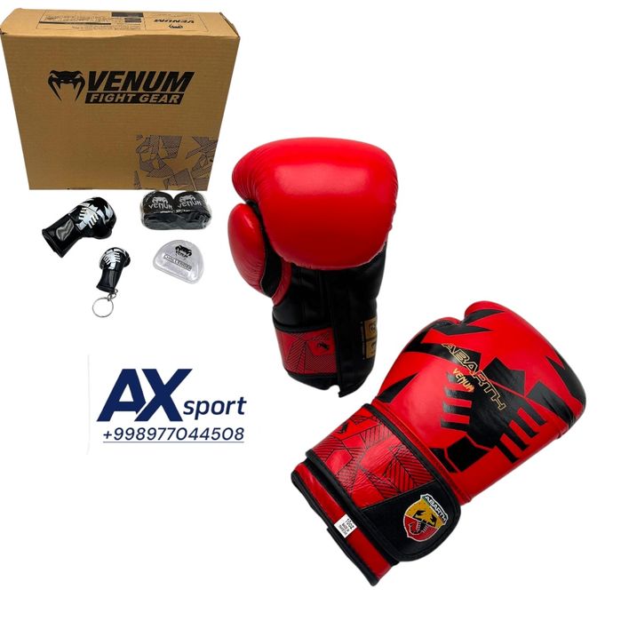 Боксерские перчатки комплект набор  VENUM 3в1