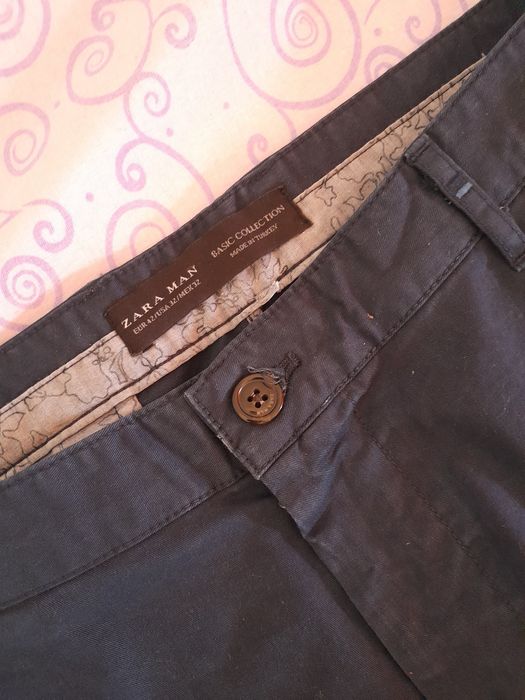 pantaloni blugi barbati marime 32 chino chinos zara slim fit ca noi
