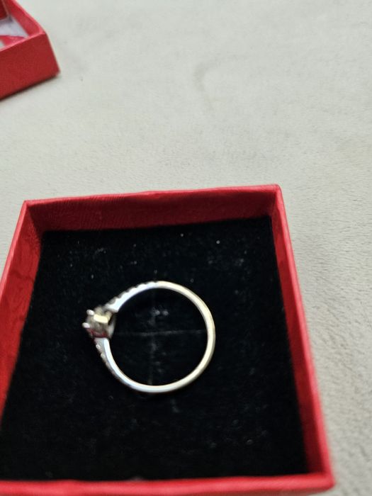 Inel logodnă aur 18K cu diamant 0.23 ct – Cellini, certificat