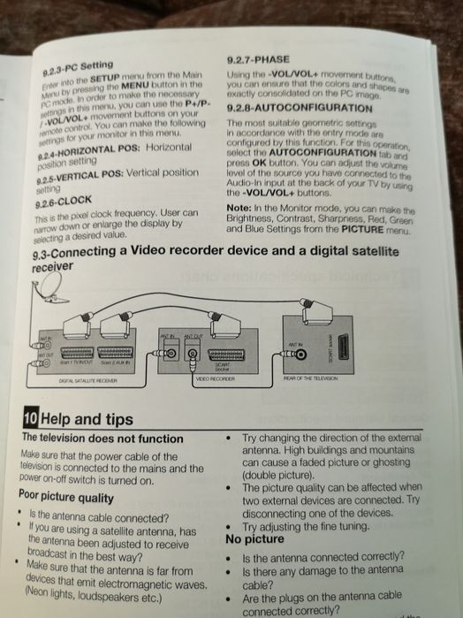 Телевизор Sang с дистанционно