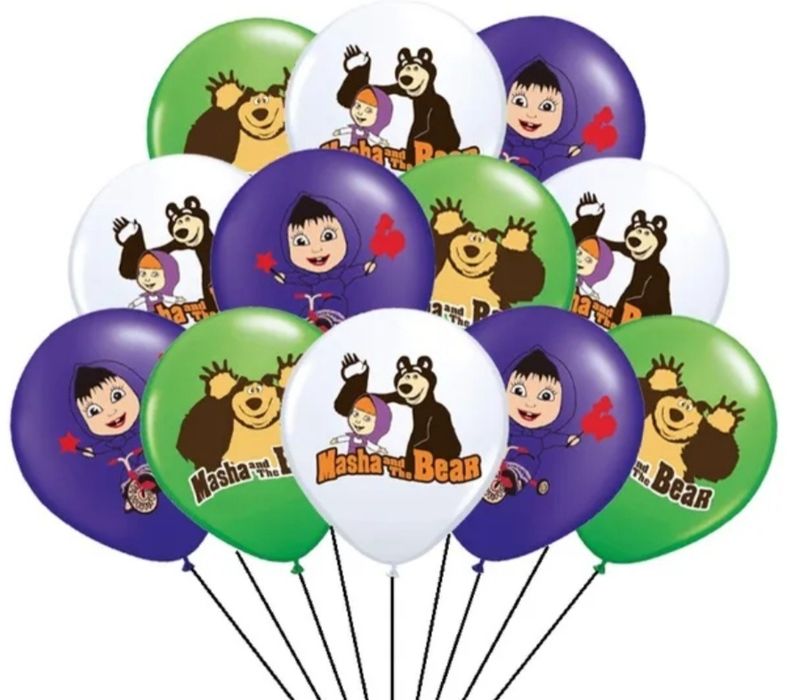 Парти сет Маша и мечокът, Алиса  и ,,Inside out"