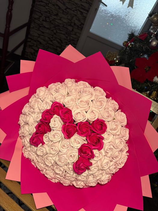 Buchet de flori din sapun