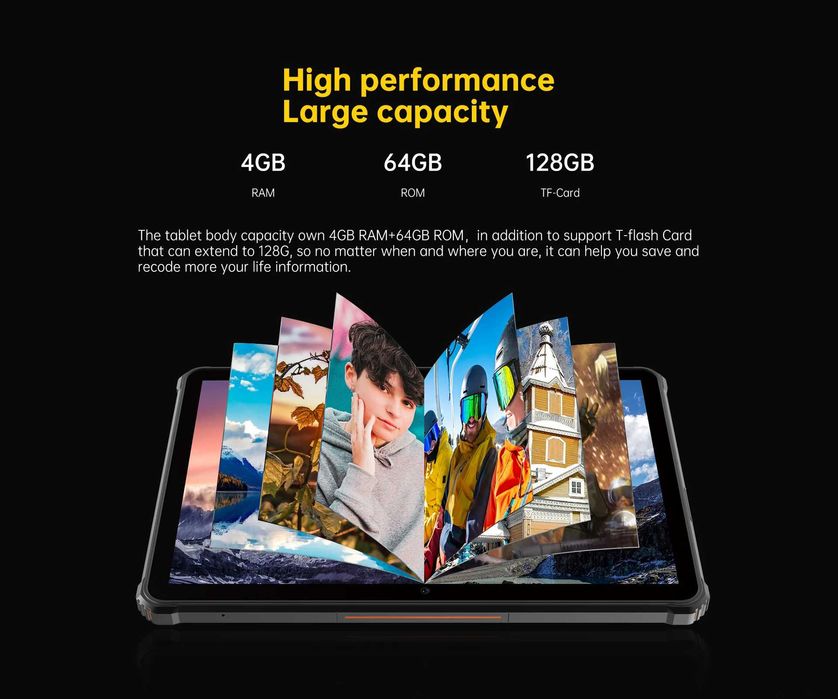 OUKITEL RT1 Helio P22 Octa Core 4GB RAM 64GB ROM 4G LTE 10.1 Inch