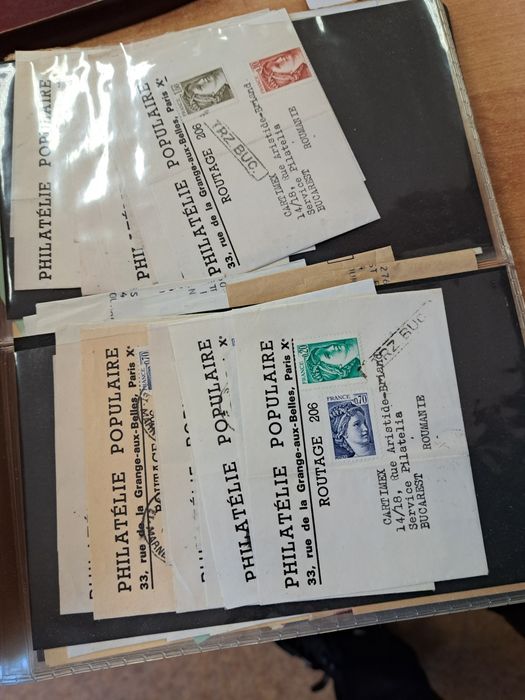 Carti postale, plicuri corespondenta, 150 bucati, 800 lei