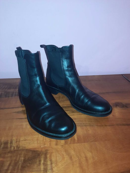Ghete dama Ecco din piele