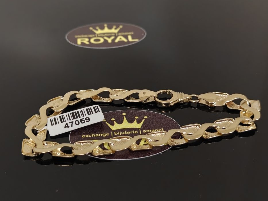 Bijuteria Royal: Brățară aur 14k/11.89 gr