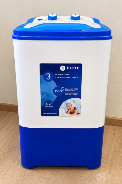 ELITE bolalar kir yuvish mashinasi 4 kg, yaxshi holatda