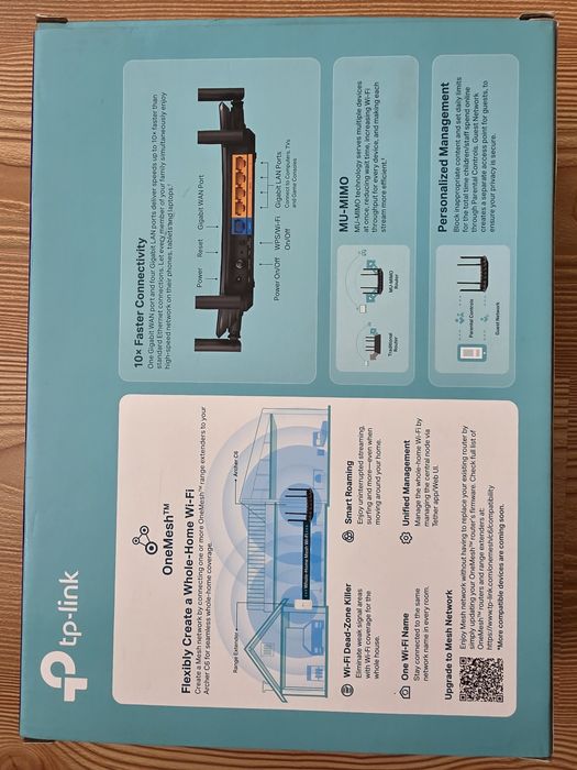 TP-Link Archer C6 (AC1200) - Високоскоростен Двубандов Wi-Fi Рутер