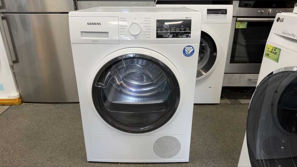 Сушилня с термопомпа ,Инверторен мотор ,SIEMENS iQ500 WT45W4B2 | 8 КГ | ТЕРМОПОМПА | SELFCLEANING CONDENSER | AUTODRY