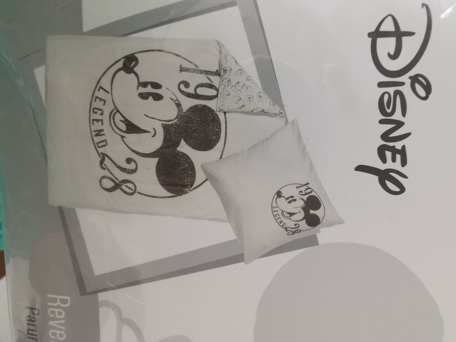 Lenjerie de pat - Mickey Mouse - Reversibila / cu 2 fete