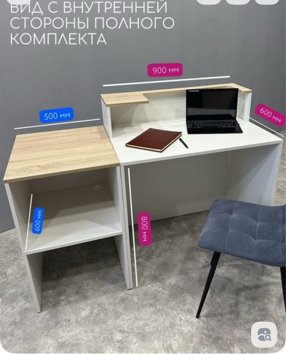 Мебель для бутиков одежды: примерочные, ресепшн, тумба, стол, ящик