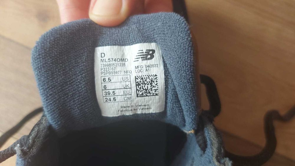 New Balance ML 574 Leather OMD Оригинал Кроссовки