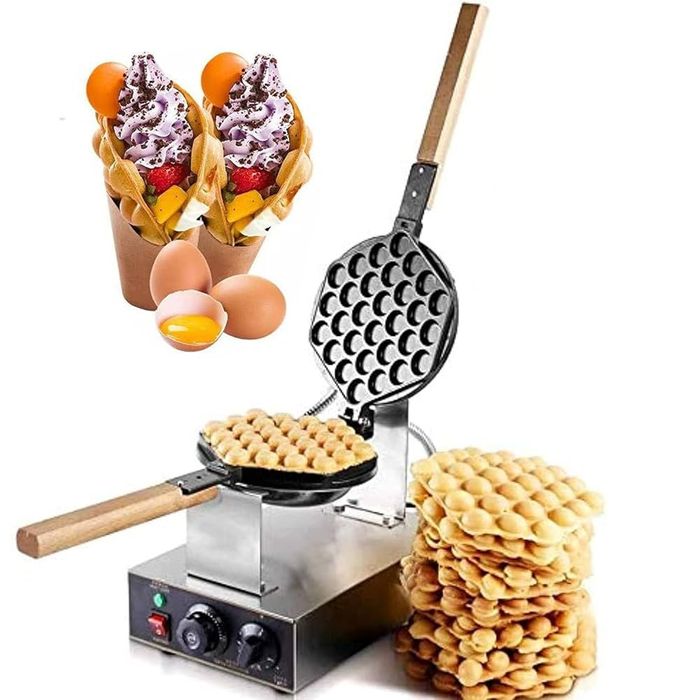 Aparat Bubble Waffle Industrial Wafe Vafe Clatite Pancakes