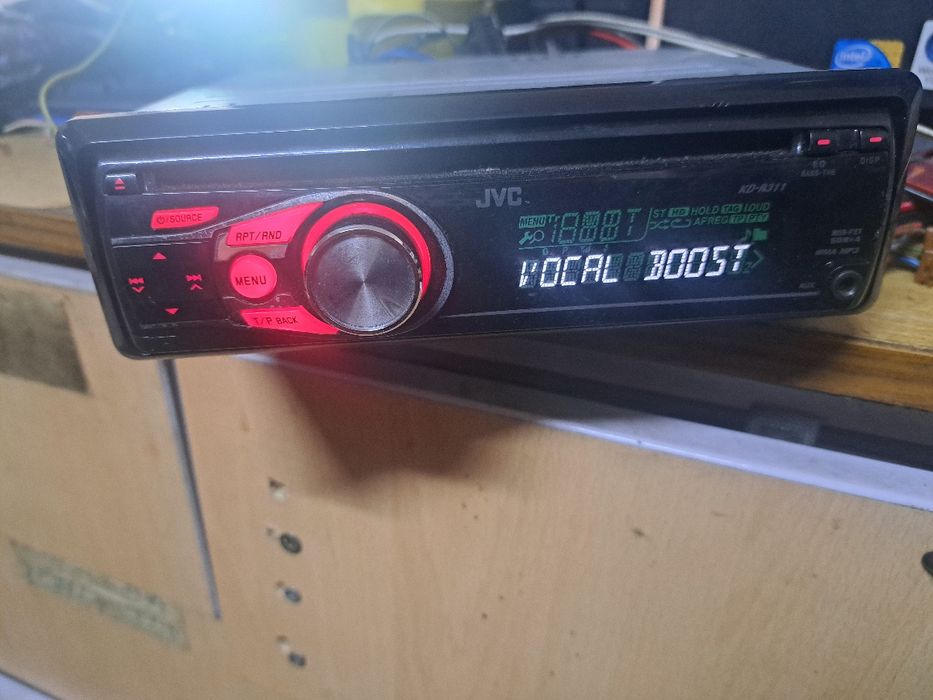 Оригинален JVC KD R312 MP3.Aux.Cd