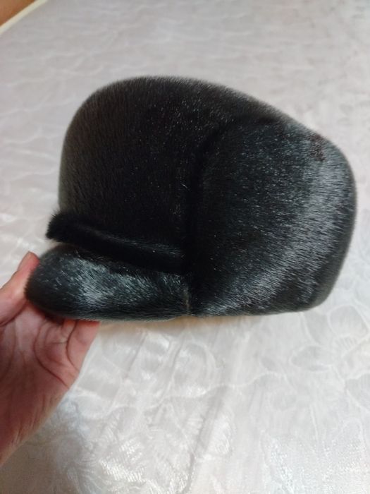 Мех нерпы шапка  мужская