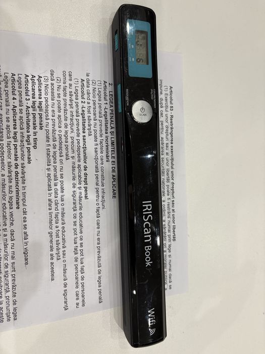 Scaner portabil IRIScan Book Executive 3