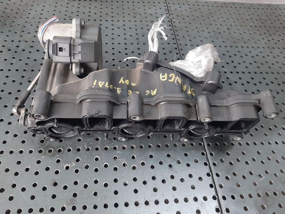 galerie admisie cu clapete si motoras stanga  2.7 tdi 3.0 tdi  audi a6 4f c6 059129086e   059129711cl