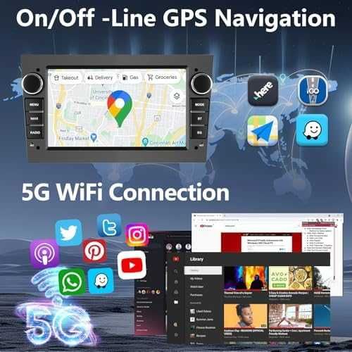 Нова Авто навигация Android Opel Vivaro Vectra CarPlay кола автомобил