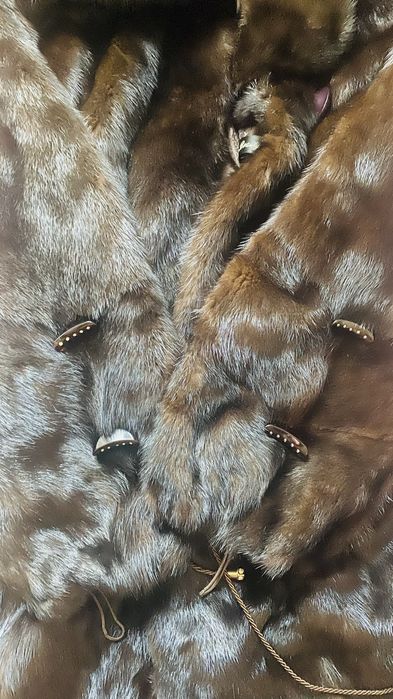 Шуба норковая длинная