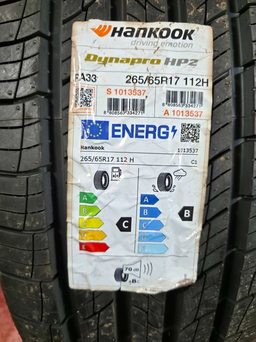 1 Anvelopa M+S - 265/65/17 - HANKOOK - NOUA - DOT 5022 !