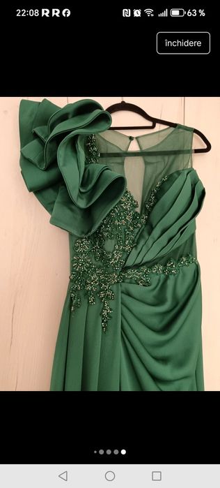 Rochie eleganta verde