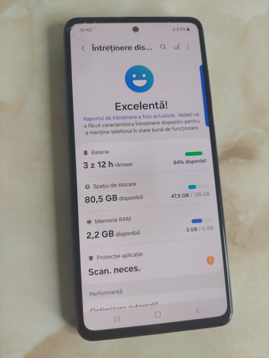 [A52s] Vând Samsung Galaxy A52s 5G [perfect funcțional] [cu o ciupitură] //poze reale