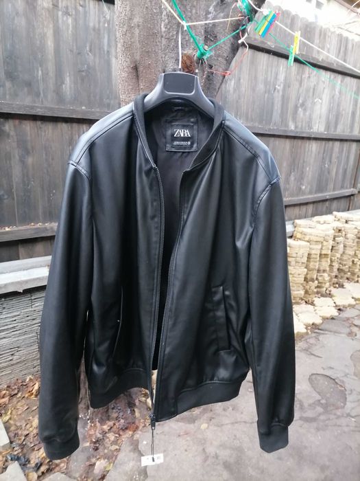 Zara  geaca neagră barbati - Noua