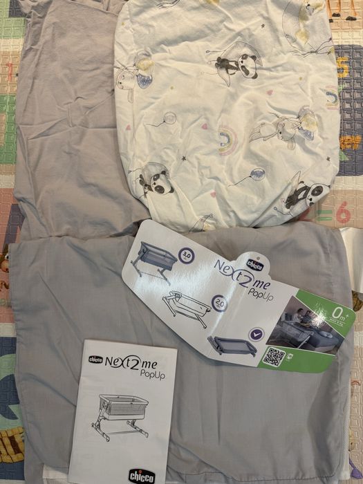 Patut co-sleeper CHICCO Next to me pop up - impecabil, ca nou