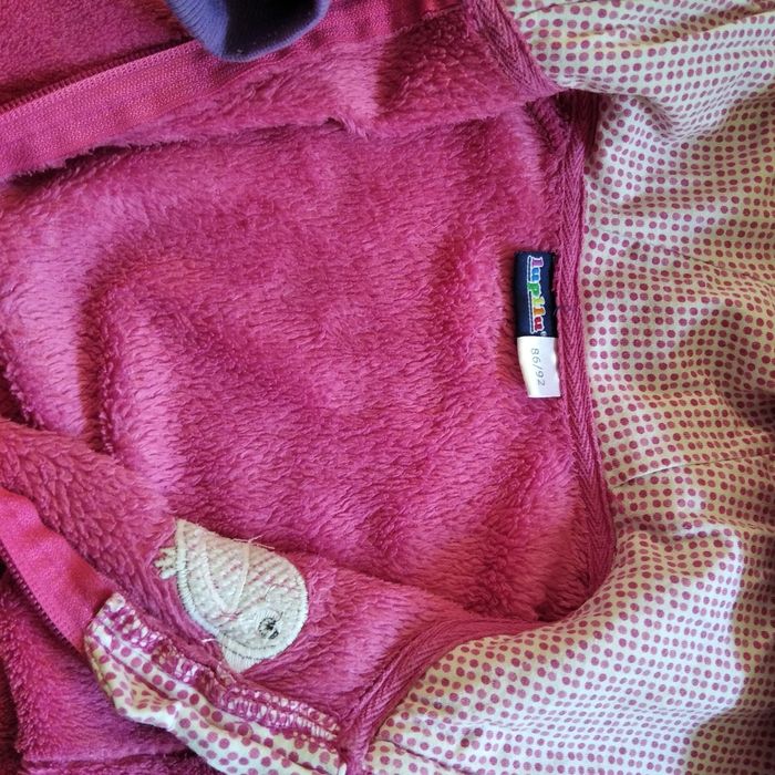 Поларени якета Lupilu- 2 броя за 10 лв.Размер 74-80 см и 86-90 см