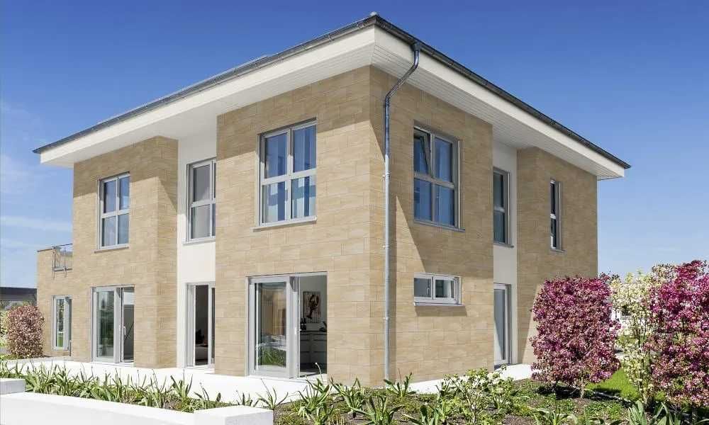 Гибкий камень на фасаде и для наружного приминения