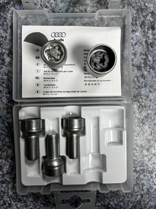 Set Prezoane antifurt originale vw - Audi - Skoda - Seat