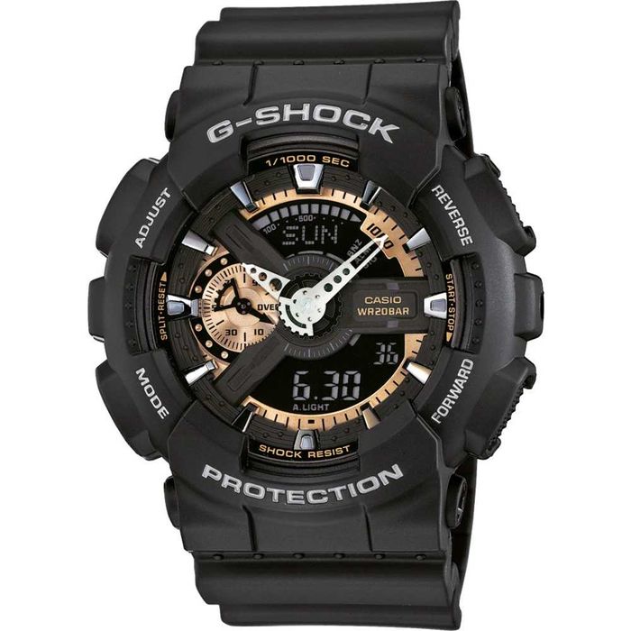 Ceas Sport CASIO G-SHOCK GA-110 ROSE BLACK-Negru NOU 2026 !